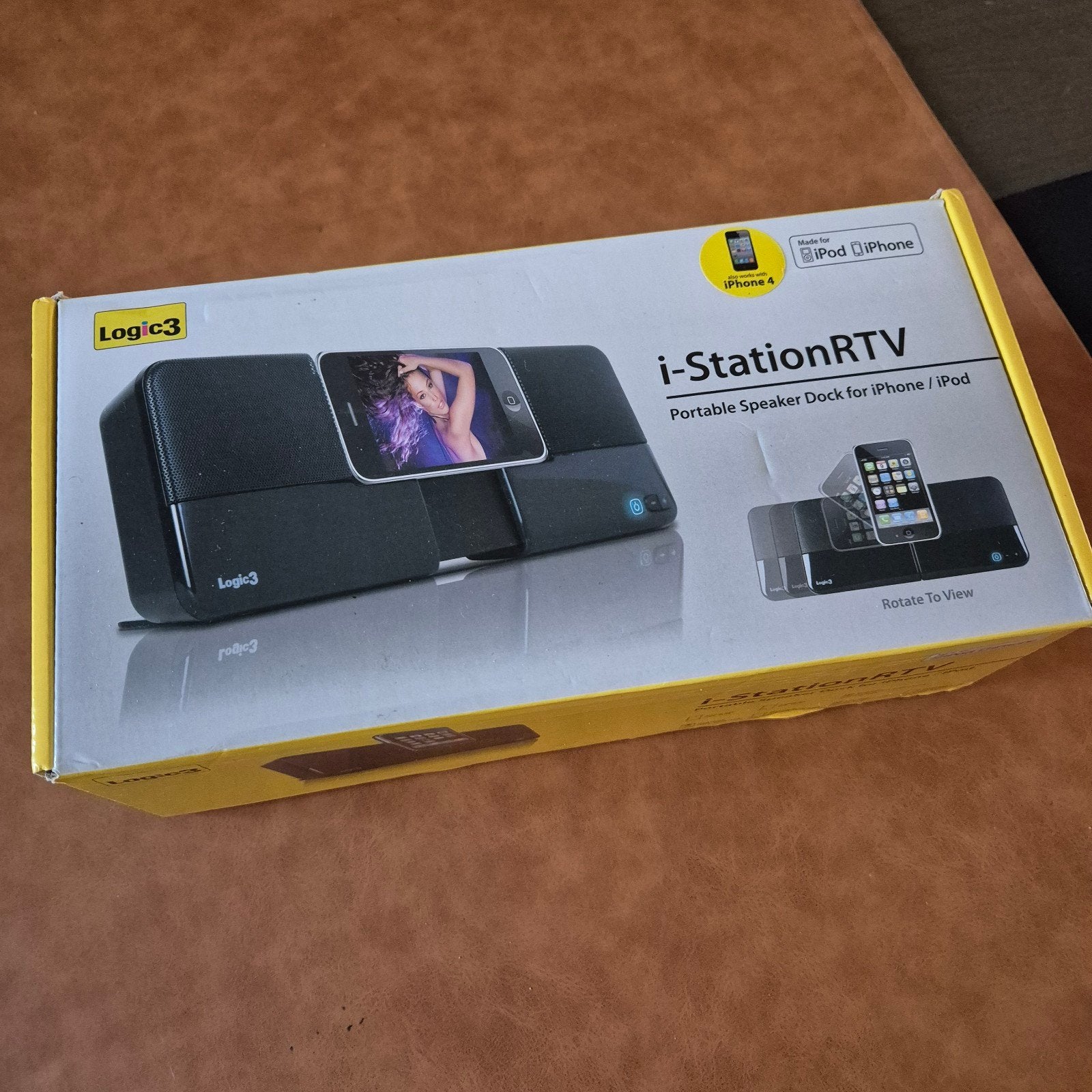 Logic3 i-StationRTV Portable Speaker Dock voor iPhone/iPod, Overige merken, Inclusief oplader, Ophalen of Verzenden, Zo goed als nieuw