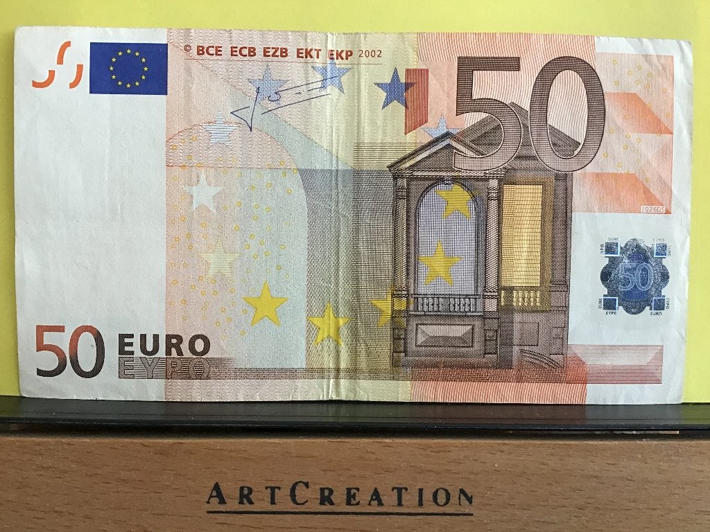 50 euro biljet Italie S Trichet, Ophalen of Verzenden, Italië, 50 euro, Los biljet