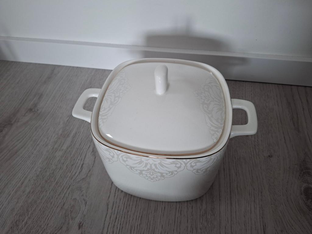 Pan porselein Karaca, Ophalen of Verzenden, Nieuw, Rvs, Kookpan of Snelkookpan