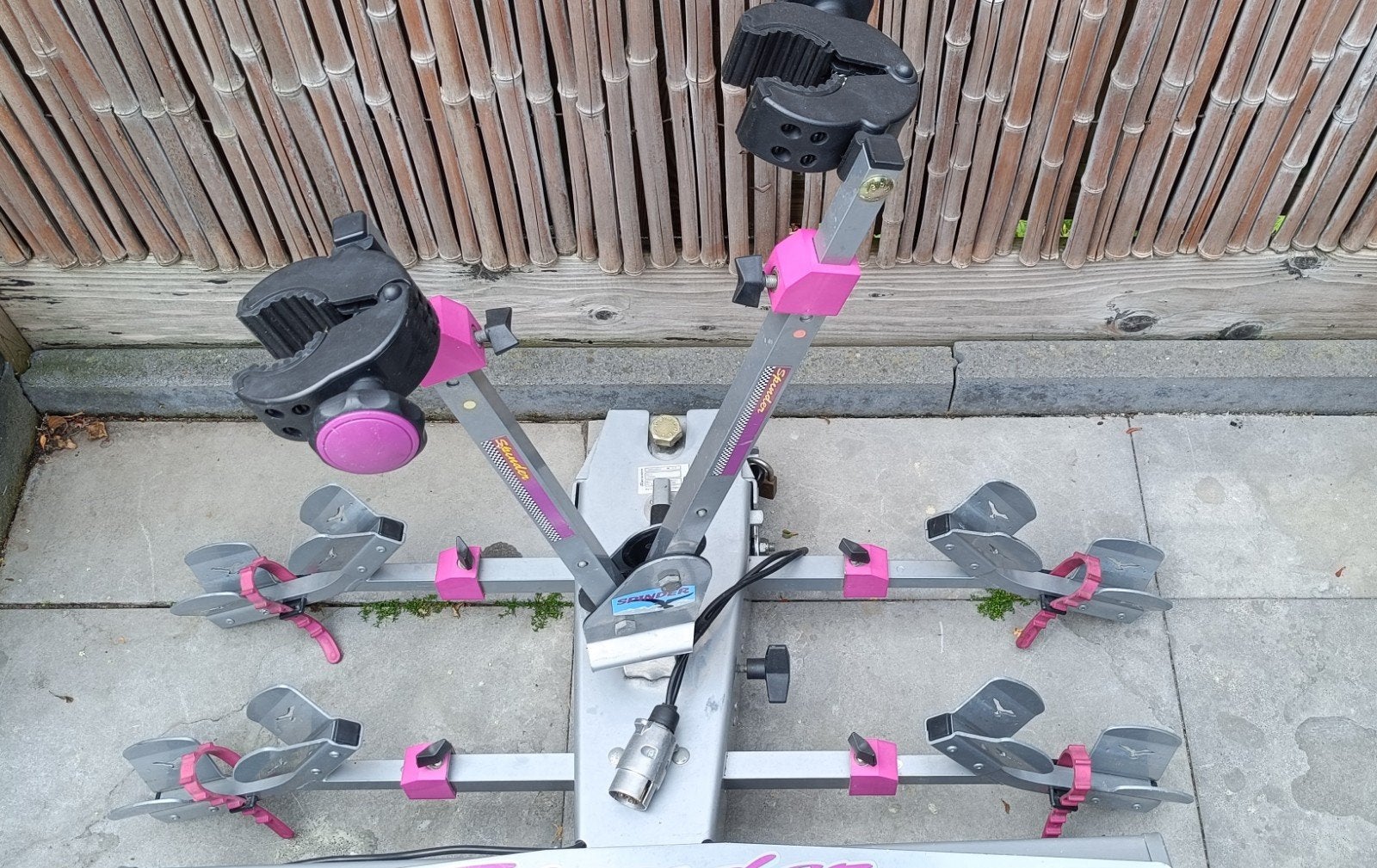 Spinder RC-2-F fietsendrager, kantelbaar, in goede staat!, Ophalen, Gebruikt, 2 fietsen, Trekhaakdrager
