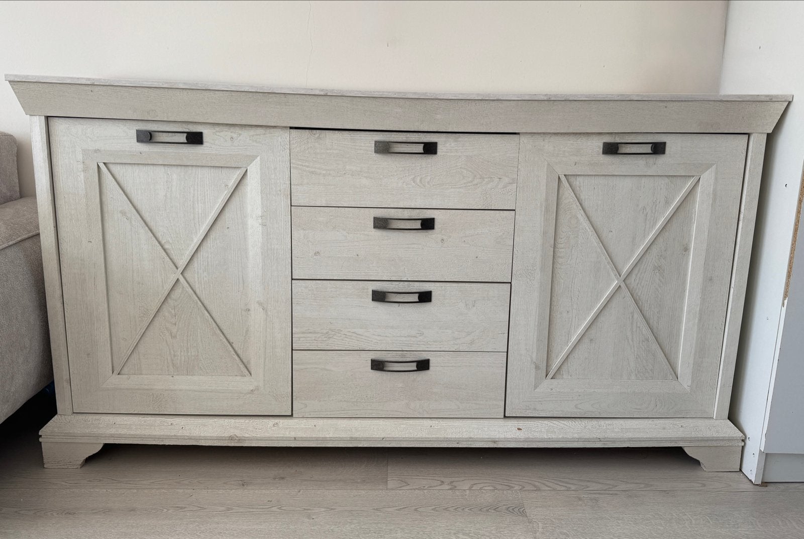 Mooie ruime buffetkast / dressoir – 178 cm breed, Ophalen, Gebruikt, 150 tot 200 cm, Met lade(s)