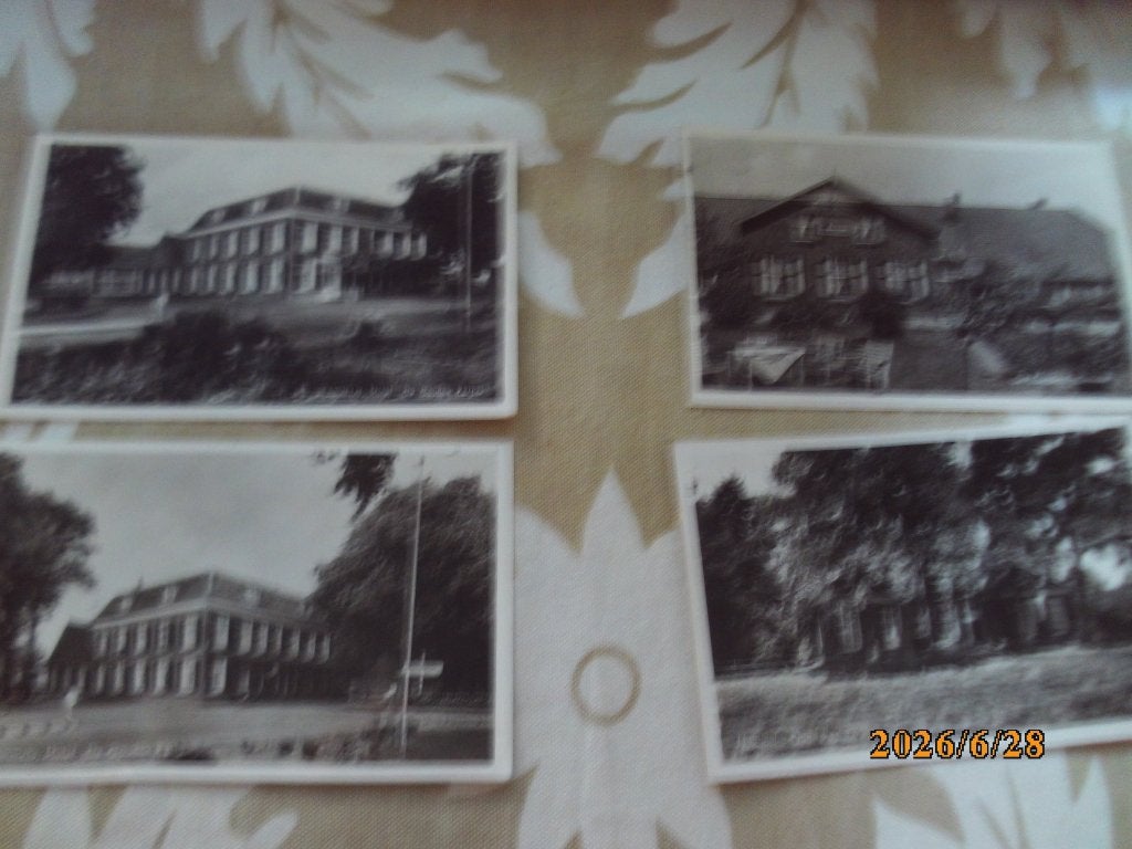 4Hummelo 2 Hotel Gouden Karper 1 De Koesterd 1 Pastorie 1948, Ophalen of Verzenden, 1940 tot 1960, Gelopen, Gelderland