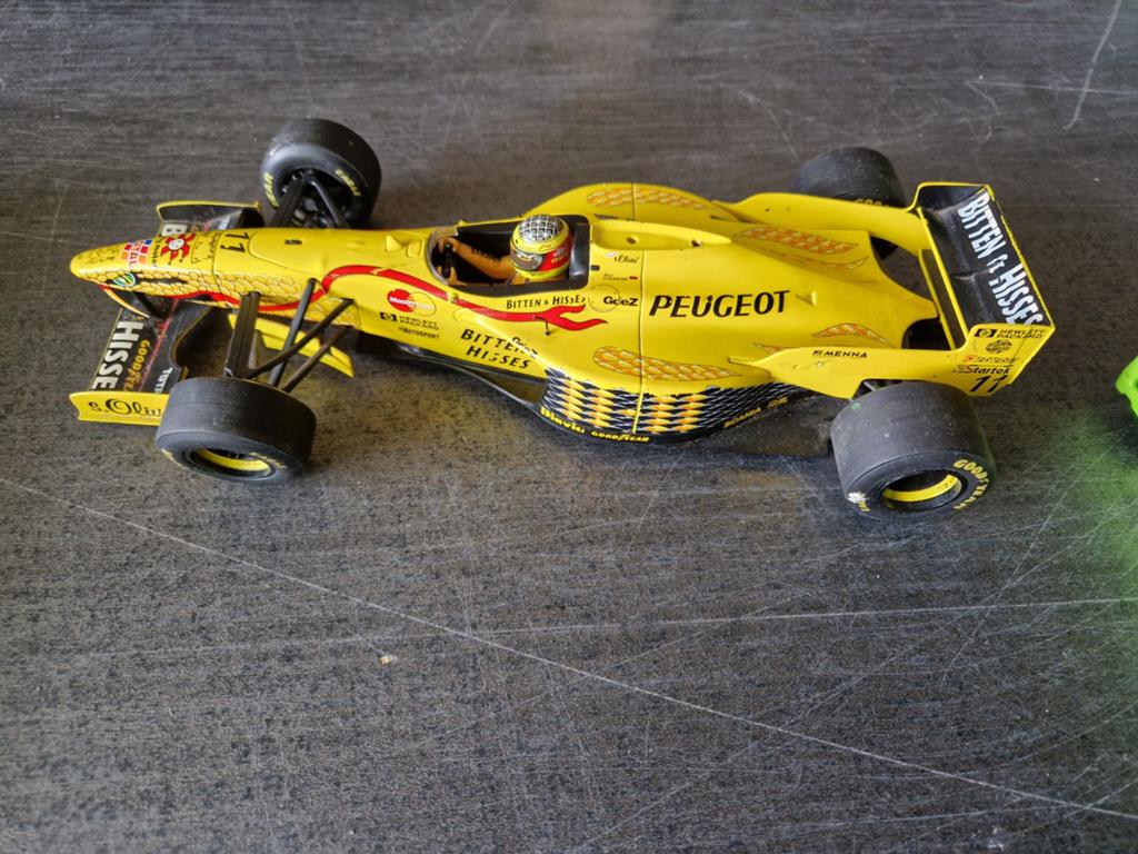 Jordan 197 F1 Modelauto 1:18 model auto, Ophalen of Verzenden, Gebruikt, Auto, Overige merken