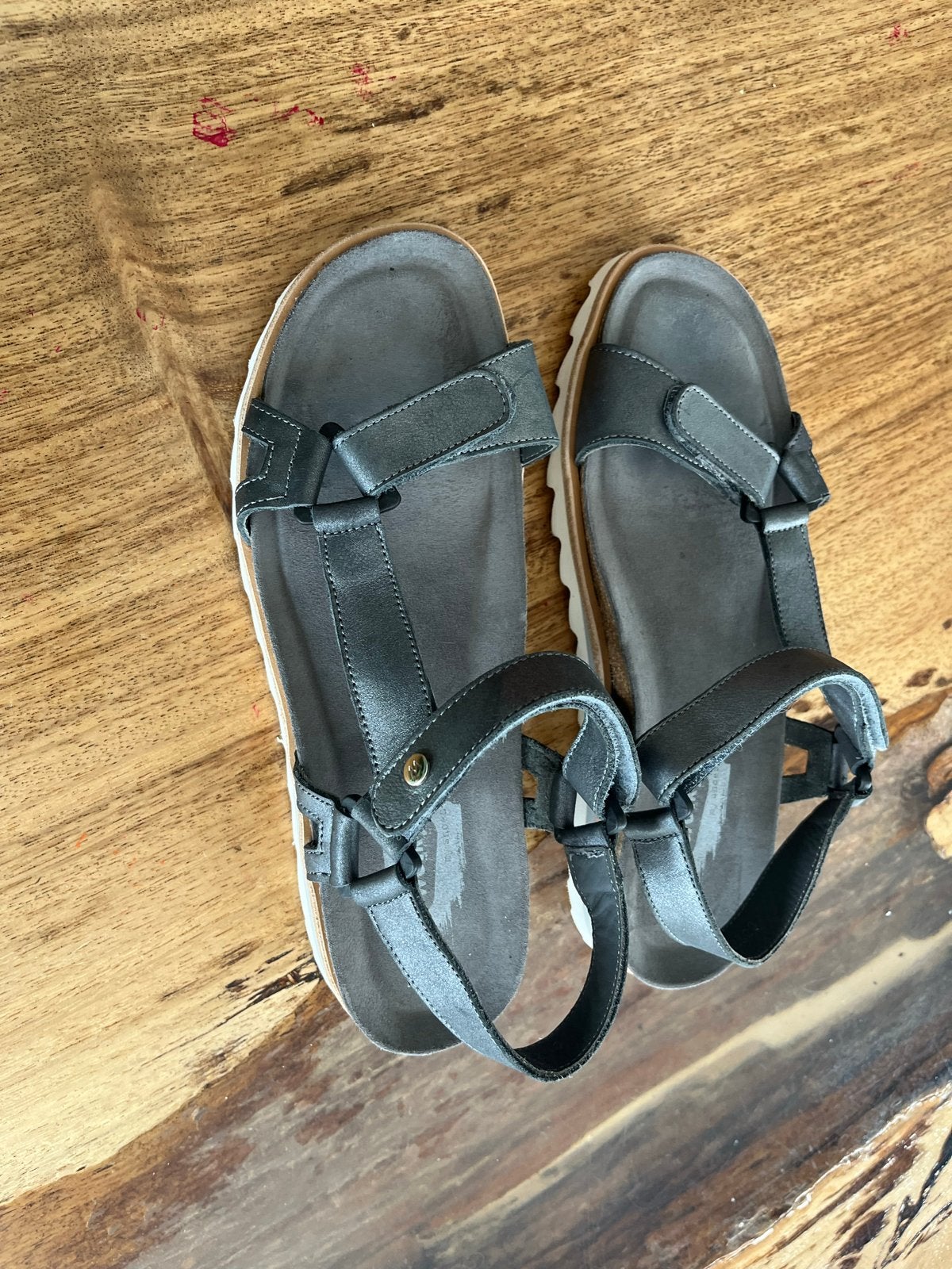 Wolky sandalen - Maat 41 - Comfortabel en stijlvol, Overige typen, Ophalen of Verzenden, Zo goed als nieuw, Grijs