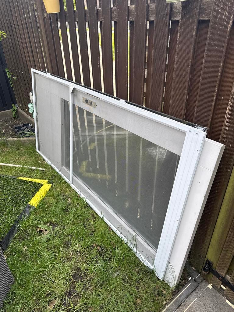 Gratis Stevige Houten Buitendeuren, Doe-het-zelf en Verbouw, Gebruikt, Deurkozijn, 150 tot 225 cm, Inclusief glas