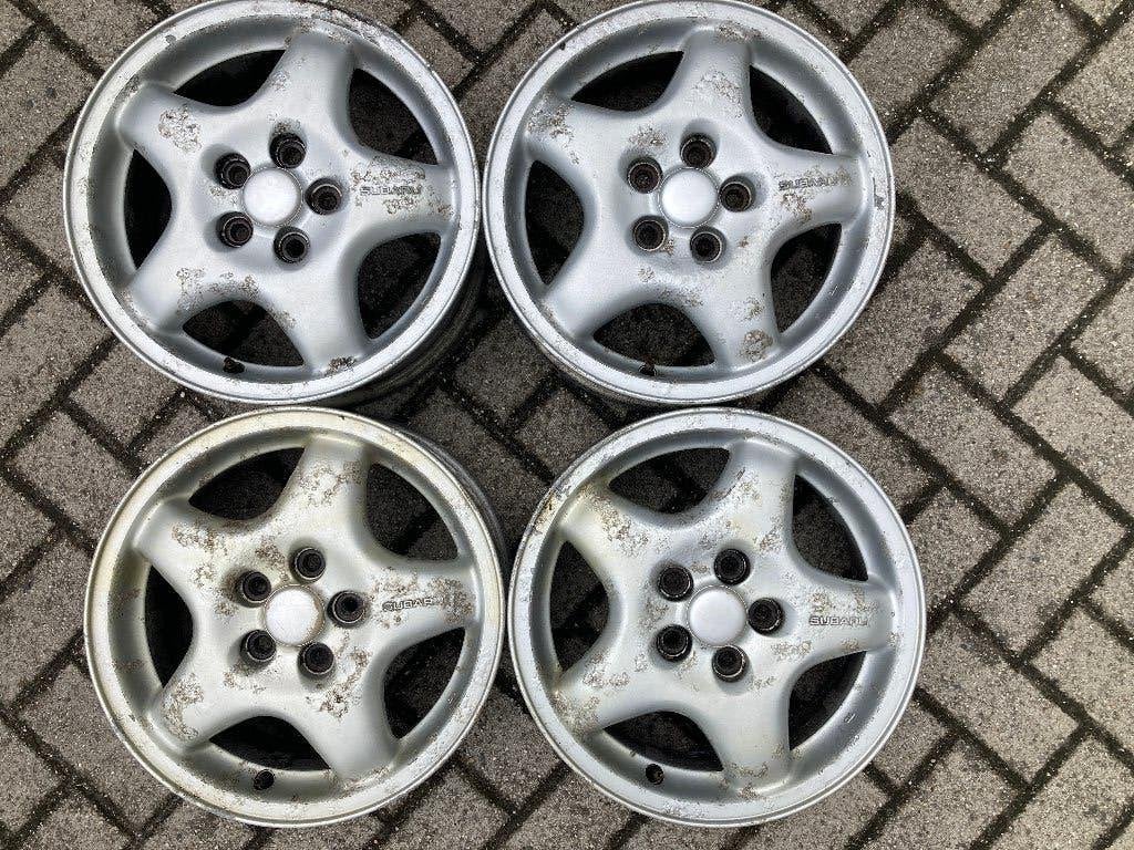 Subaru Impreza / Legacy GT Turbo/WRX/STI velgen 15 /16 inch, Ophalen, Gebruikt, Velg(en), 16 inch