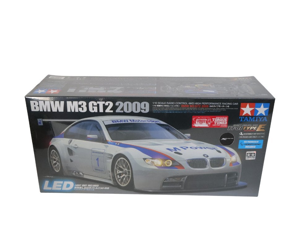 Tamiya 58449 1/10 TT-01E BMW M3 GT2 2009, Hobby en Vrije tijd, Modelbouw | Radiografisch | Auto's, Elektro, Verzenden, Nieuw, Schaal 1:10