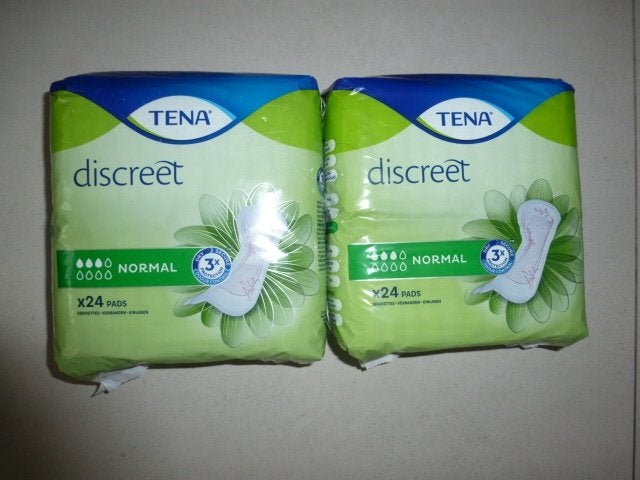 TENA LADY DISCREET NORMAAL 6 x 24 stuks=144 stuks voor 20,00, Diversen, Verpleegmiddelen, Ophalen of Verzenden, Nieuw