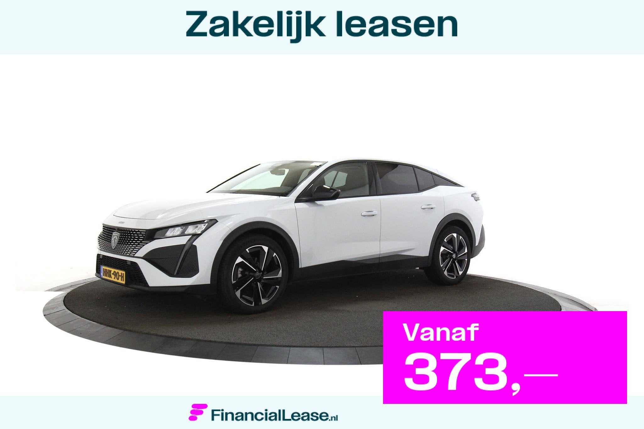 Peugeot 408 1.2 Hybrid 145 e-DCS6 Allure, Gebruikt, Euro 6, Wit, Origineel Nederlands