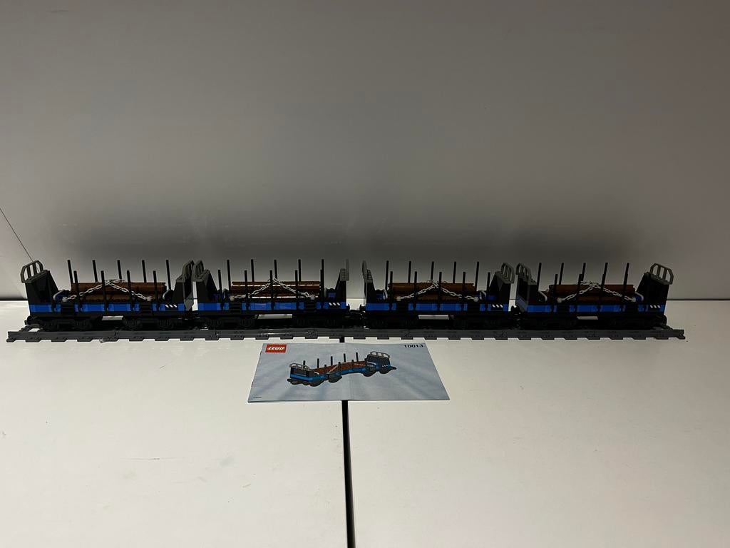 Lego 10013 - wagons - 4 stuks, Ophalen of Verzenden, Zo goed als nieuw