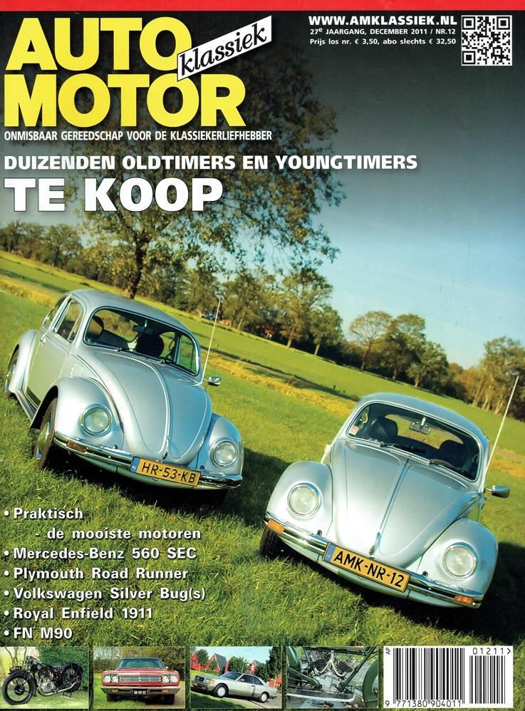 Auto Motor Klassiek 2011 nr. 12 (o.a. VW Kever Silver Bug), Verzenden, Gelezen, Algemeen