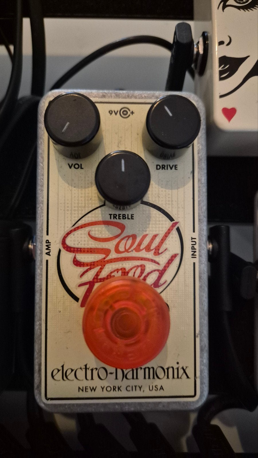 EHX Soul Food Overdrive Pedaal - Zeer Goede Staat, Muziek en Instrumenten, Ophalen of Verzenden, Zo goed als nieuw, Distortion, Overdrive of Fuzz