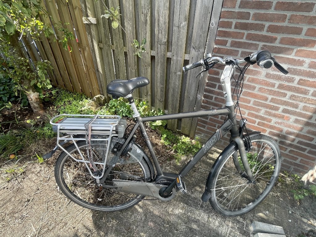 RIH X-Omega elektrische heren fiets, Gebruikt, 59 cm of meer, 50 km per accu of meer, Ophalen
