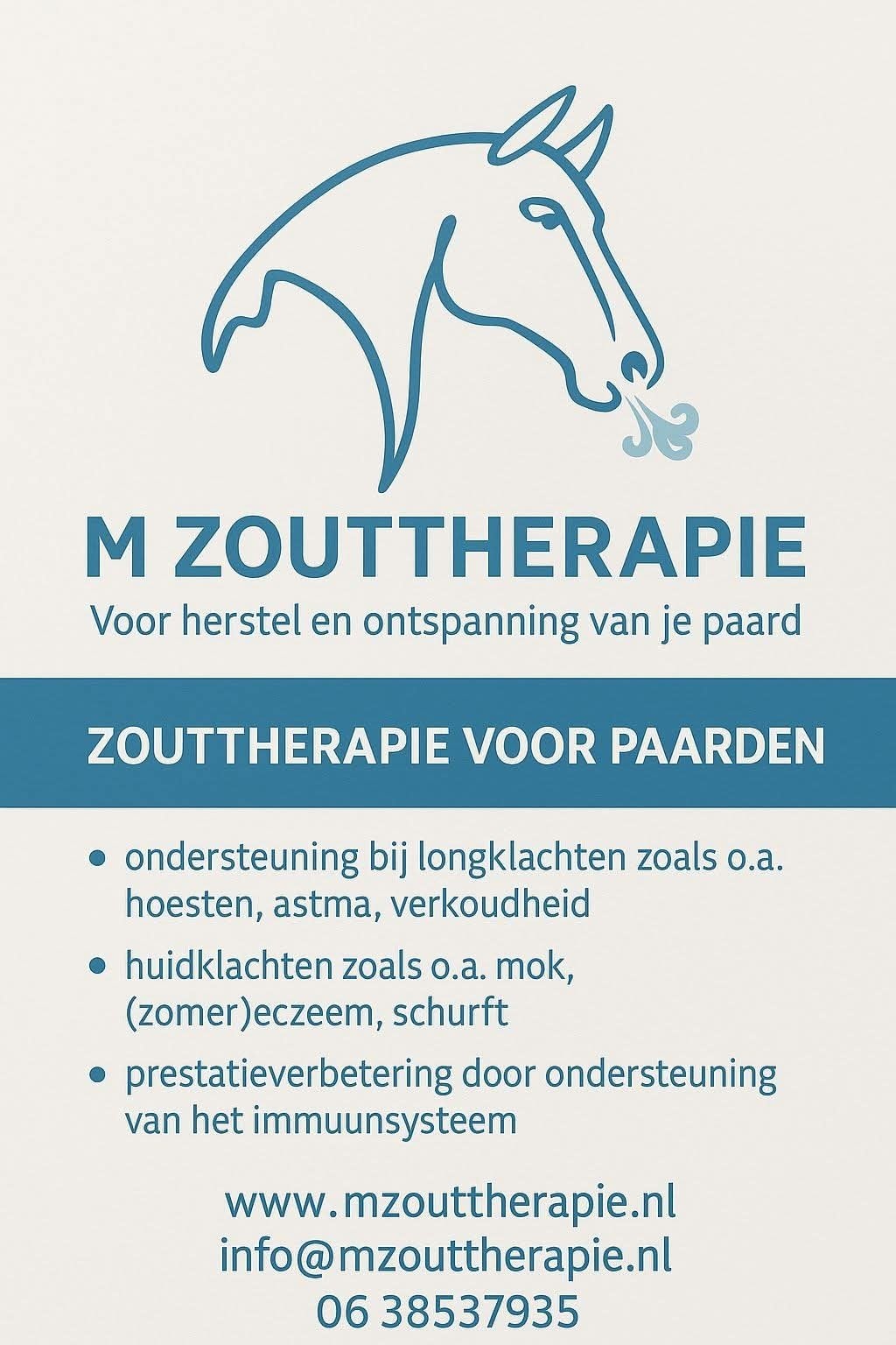 Zouttherapie voor paarden te huur, Ophalen of Verzenden, Nieuw