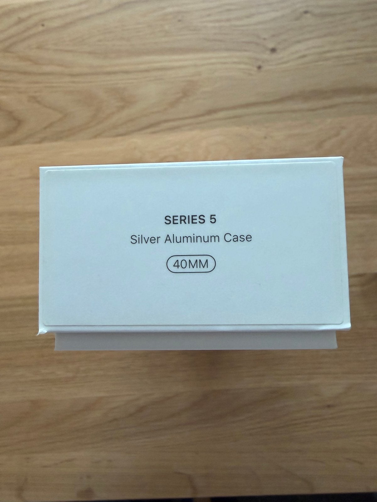 Apple Watch Series 5 40MM Zilver Aluminium met Blauw Bandje, Sieraden, Tassen en Uiterlijk, Smartwatches, Ophalen, Gebruikt, IOS