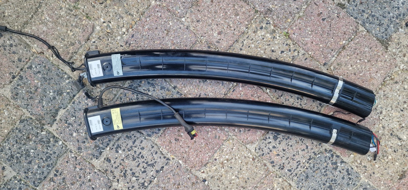 2 Banaan accus werking onbekend, Fietsen en Brommers, Ophalen, Gebruikt