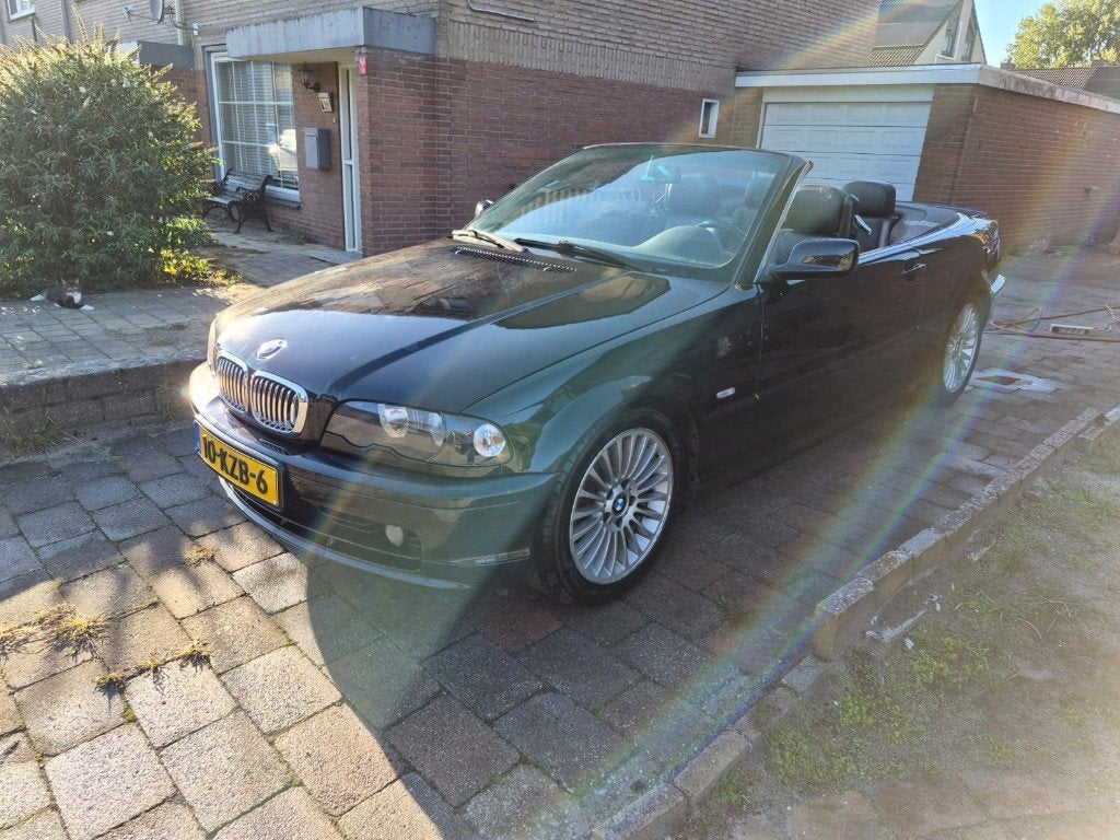 NIEUWE APK! BMW 3-Serie 2.5 CI 323 Cabriolet 2000 Zwart, Achterwielaandrijving, Skiluik, Zwart, 2494 cc