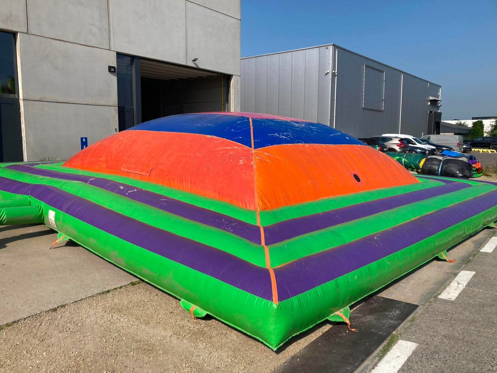 Luchtberg springkussen te koop, Ophalen, Zo goed als nieuw, Overige