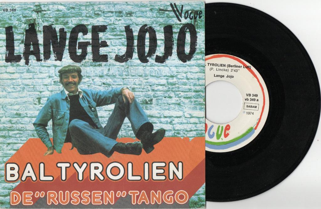 Lange Jojo ‎– Bal Tyrolien, Ophalen of Verzenden, Zo goed als nieuw, 7 inch, Overige genres
