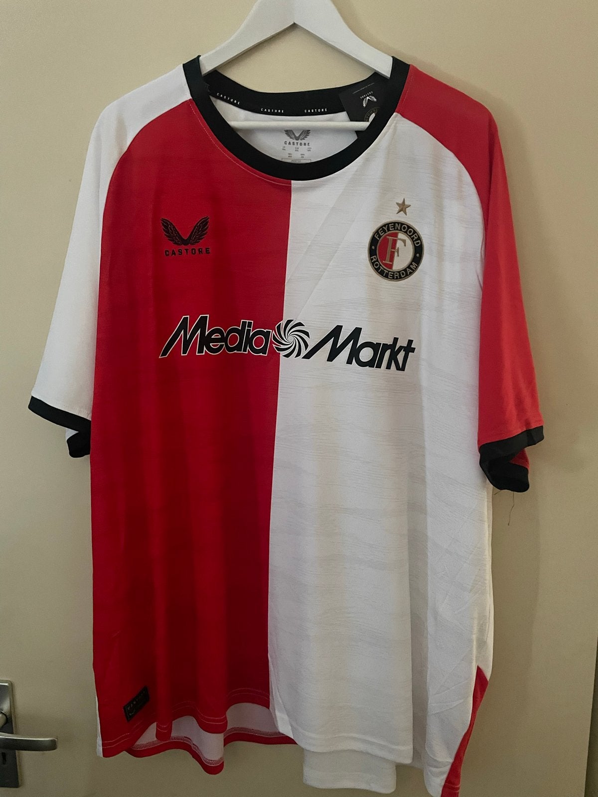 Feyenoord Thuisshirt 2024/2025 Maat 4XL, Ophalen of Verzenden, Nieuw, Overige maten, Rood