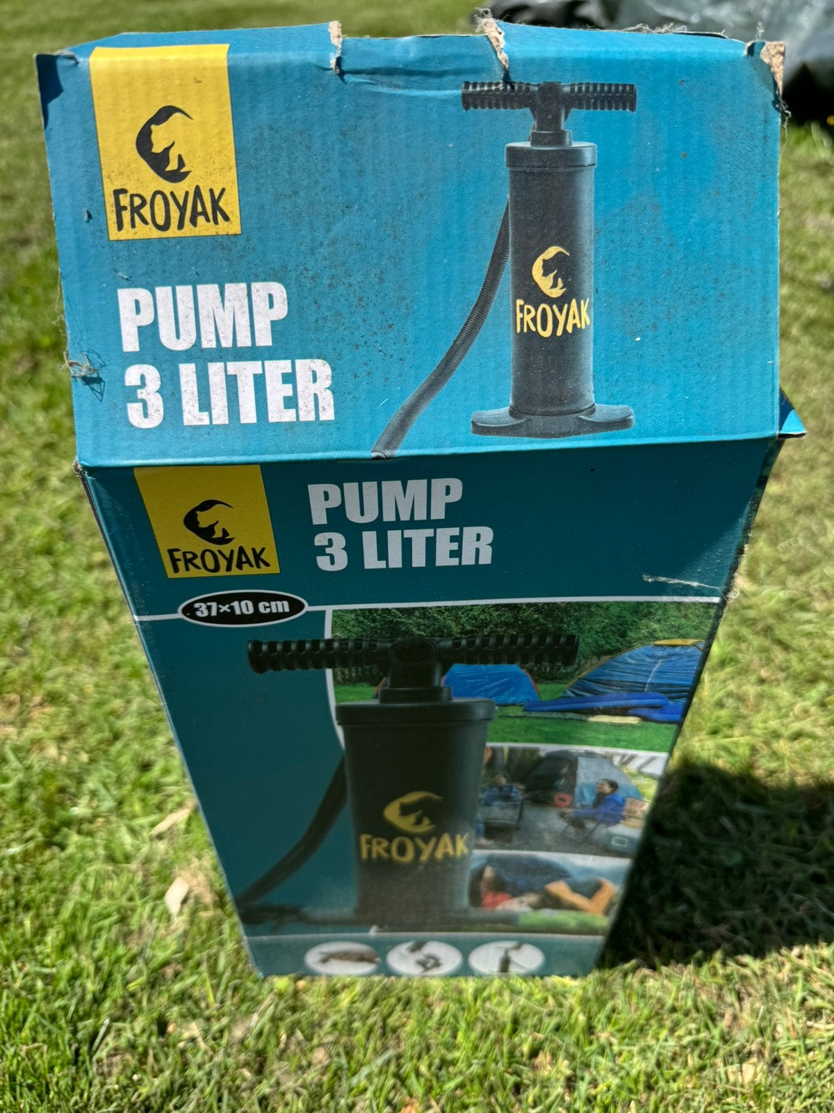 Froyak pomp 3 liter, Ophalen, Gebruikt