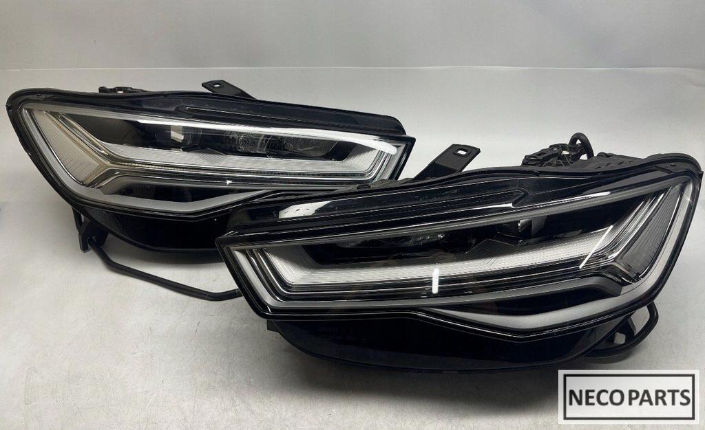 AUDI A6 4G C7 FACELIFT FULL LED KOPLAMPEN COMPLEET ORIGINEEL, Gebruikt, -, -, -