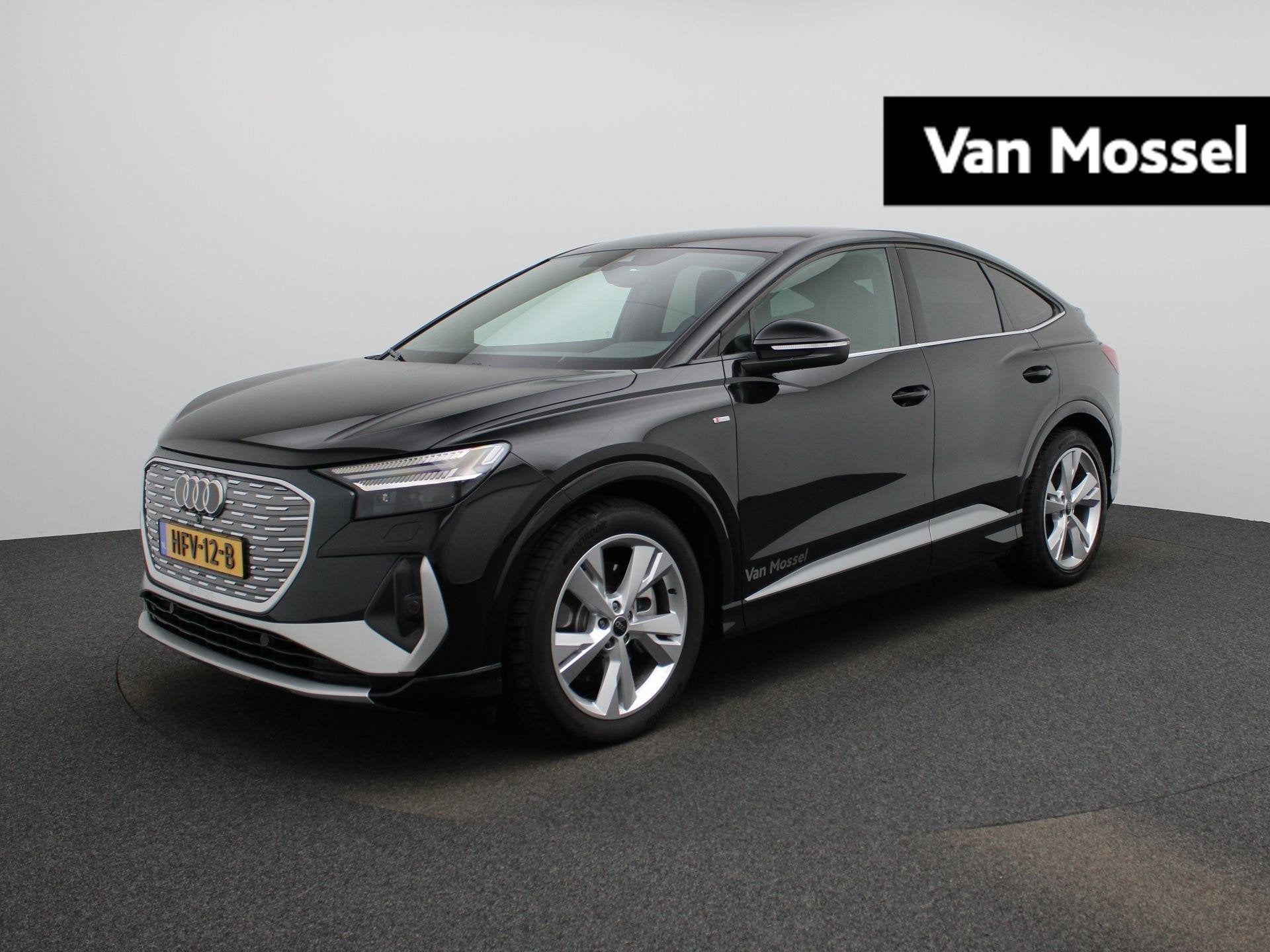 Audi Q4 Sportback e-tron 45 quattro S Edition 82 kWh l Adapt, Auto's, Audi, 12 maanden, Zwart, 82 kWh, Automatische klimaatregeling