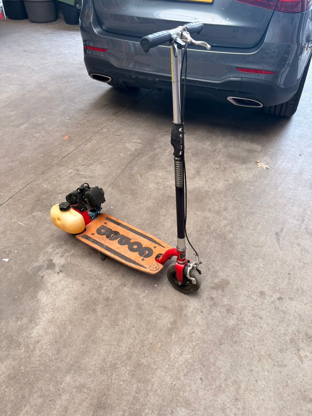 GOped step met motor, Ophalen, Zo goed als nieuw, Gewone step