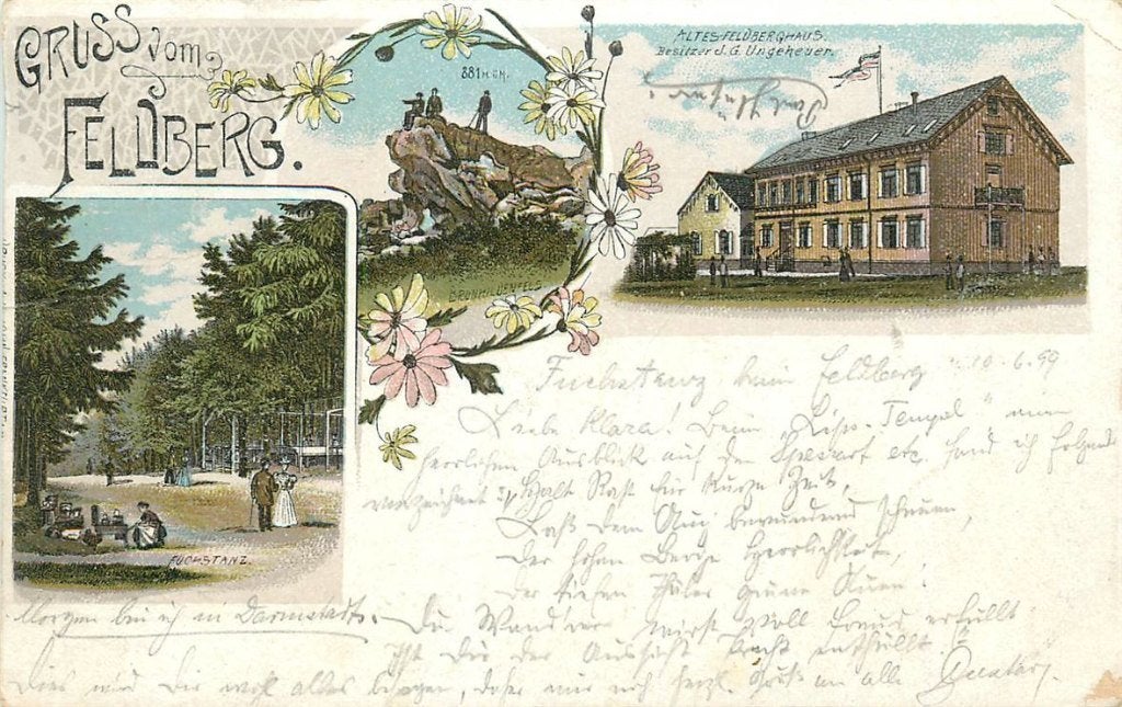 379-149-035 Feldberg Litho, Ophalen of Verzenden, Voor 1920, Duitsland