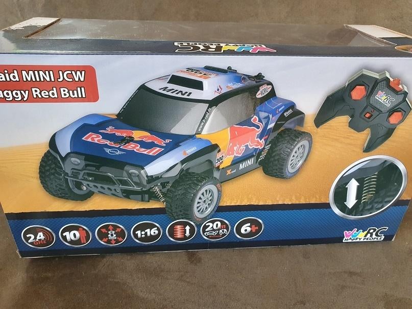 X-raid mini JCW  - Red Bull met afstandsbediening  =  NIEUW, Ophalen, Nieuw, Afstandsbediening