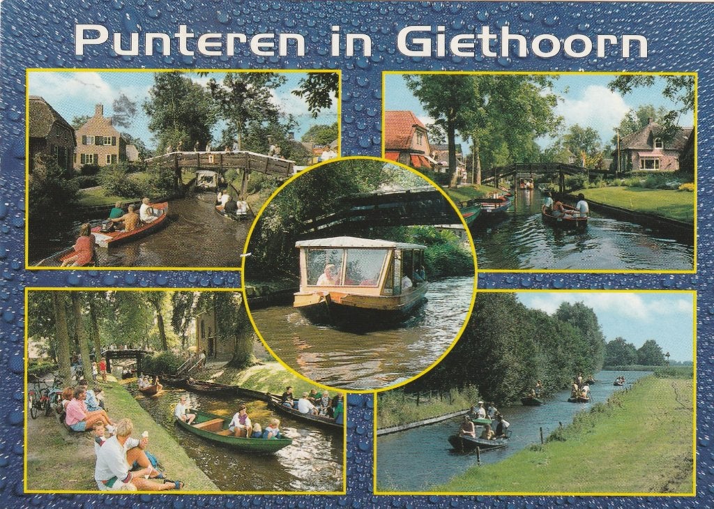 GIETHOORN Punteren, Verzenden, 1980 tot heden, Gelopen, Overijssel