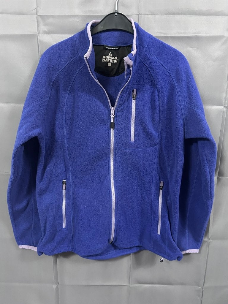 Human Nature dames fleecevest blauw paars XL, Paars, Maat 46/48 (XL) of groter, Ophalen of Verzenden, Zo goed als nieuw