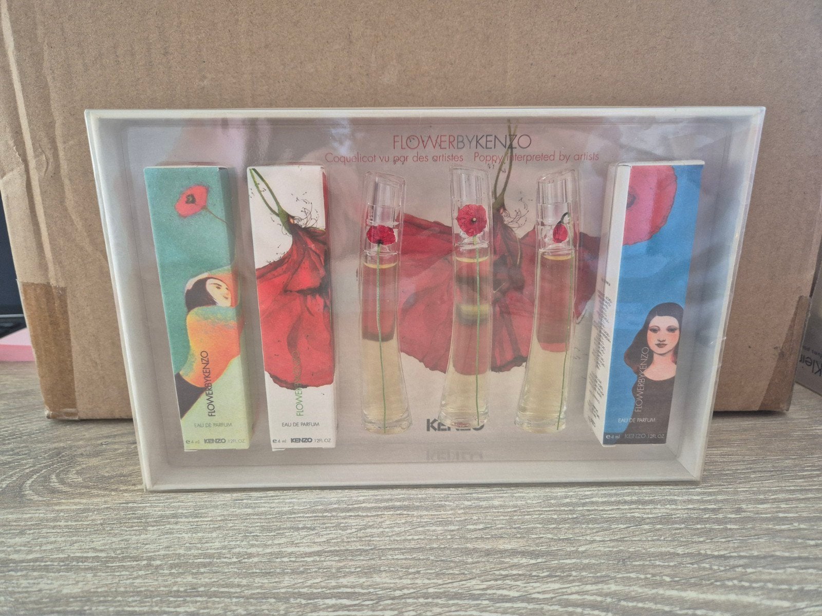 Flower by Kenzo parfum set - Nieuw en ongeopend, Ophalen of Verzenden, Nieuw, Miniatuur