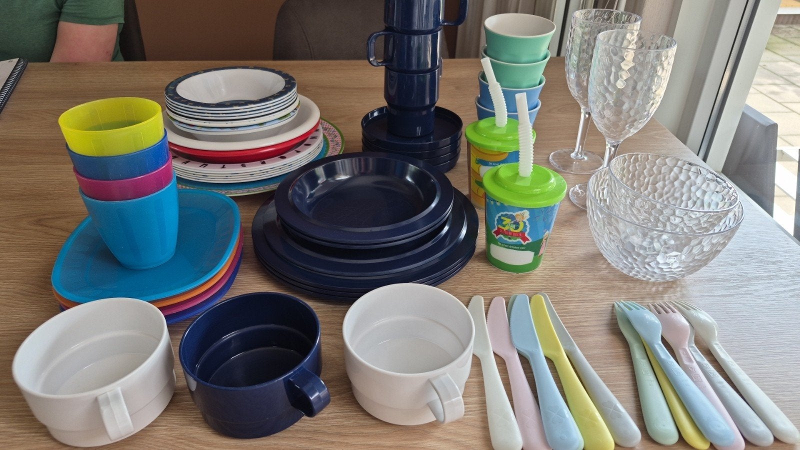 Groot serviespakket voor binnen en buiten, Ophalen of Verzenden