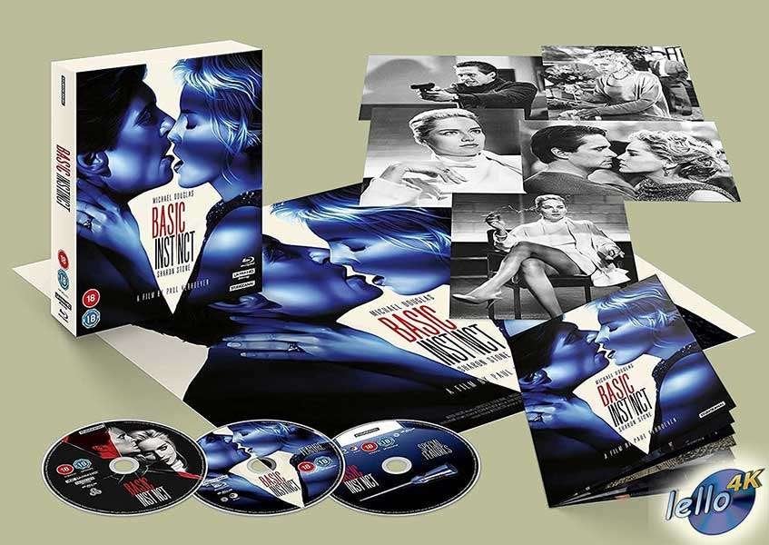 Blu-ray 4K Basic Instinct (Michael Douglas, Sharon Stone)UKS, Ophalen of Verzenden, Nieuw in verpakking, Thrillers en Misdaad