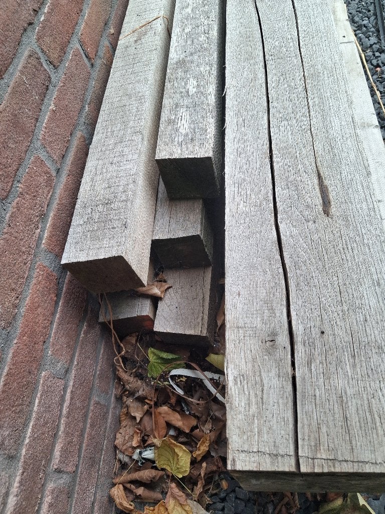 Eiken hout, Doe-het-zelf en Verbouw, Ophalen, Eiken, Zo goed als nieuw, Plank