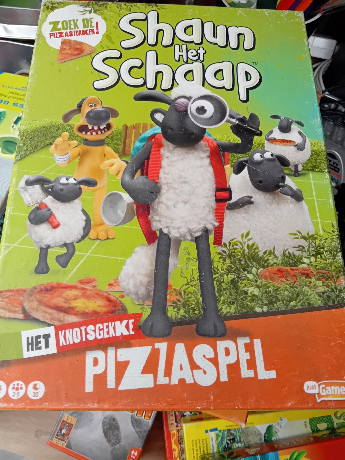 Shaun het Schaap: Het Knotsgekke Pizzaspel, Ophalen, Gebruikt