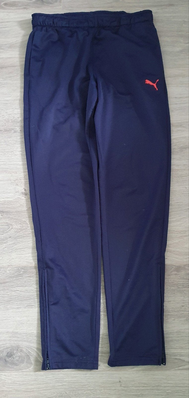 Puma trainingsbroek maat 164 (13-14 jaar) - Donkerblauw, Jongen of Meisje, PUMA, Sport- of Zwemkleding, Ophalen of Verzenden
