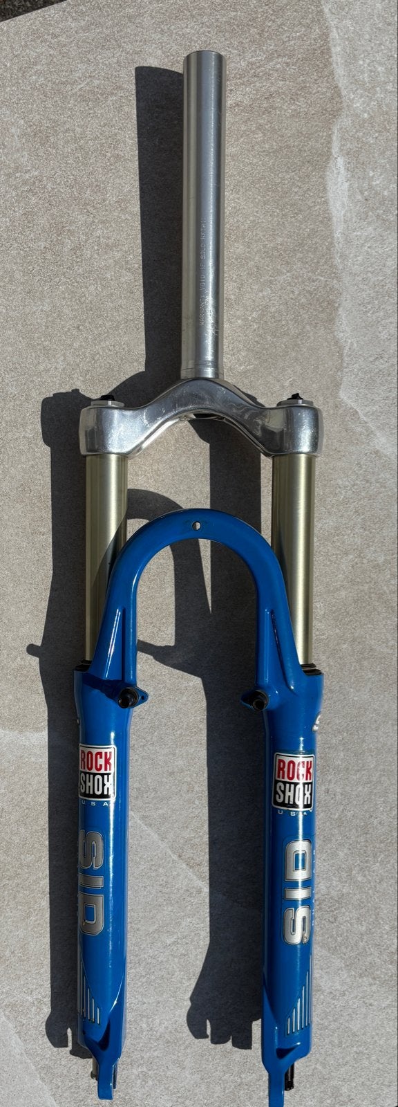 Rock Shox SID SL Dual Air Voorvork - Sid Blauw - zgan, Gebruikt, Verzenden, Voorvork, Aluminium