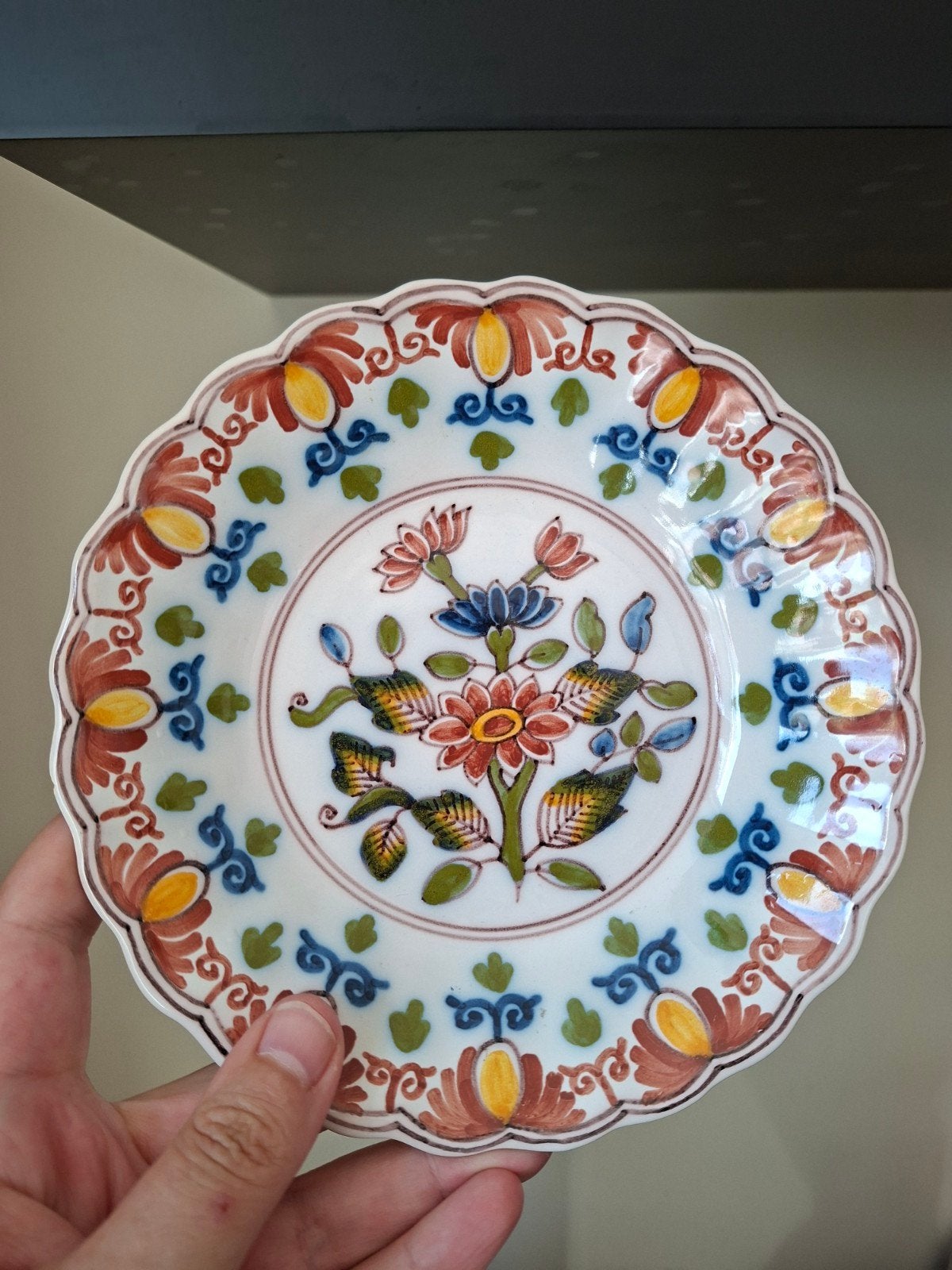 Handbeschilderd bordje Tiggelaar Makkum nr. 728, Ophalen of Verzenden