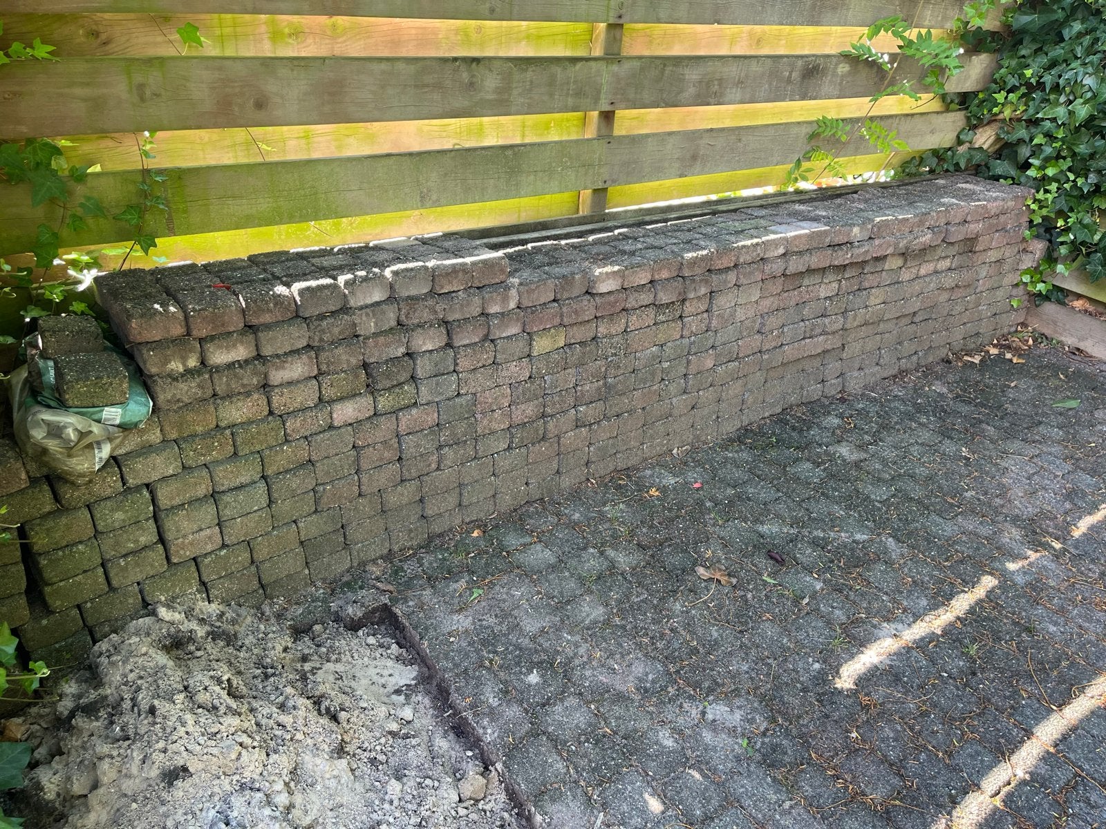 18 m2 gebruikte klinkers 10x10 cm, Ophalen, Overige materialen, Gebruikt, Klinkers