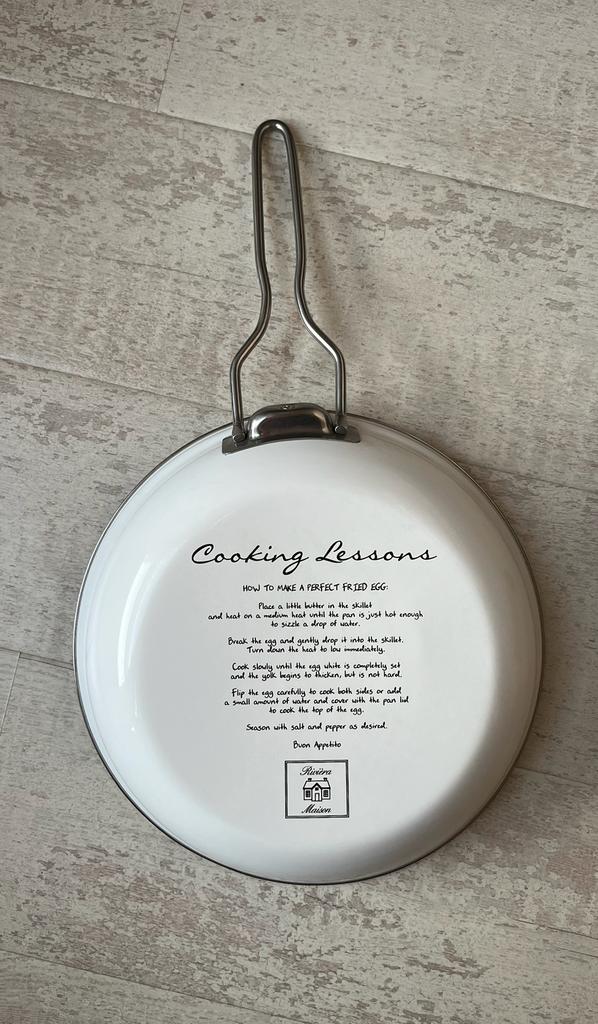 Koekenpan/pan Cooking Lessons Rivièra Maison, oude collectie, Huis en Inrichting, Keuken | Potten en Pannen, Ophalen of Verzenden