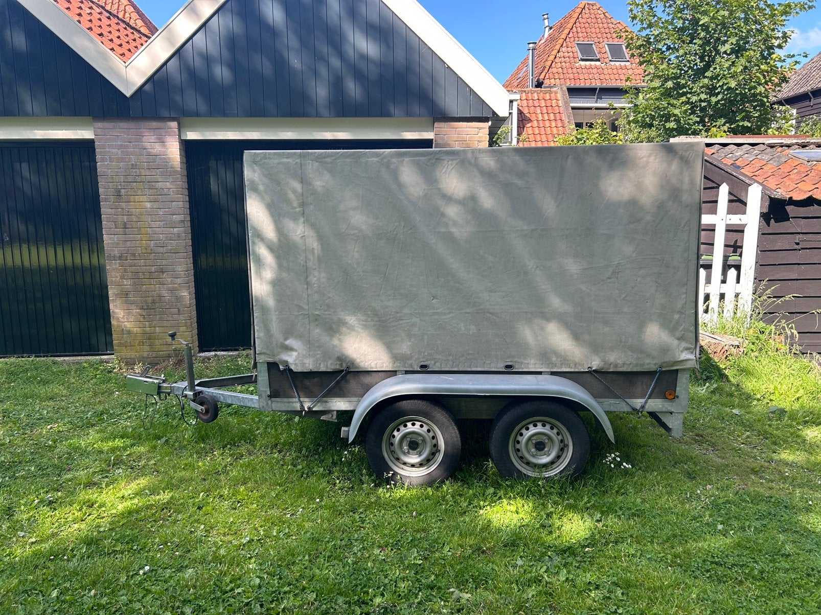 Aanhangwagen met huif, Ophalen, Gebruikt