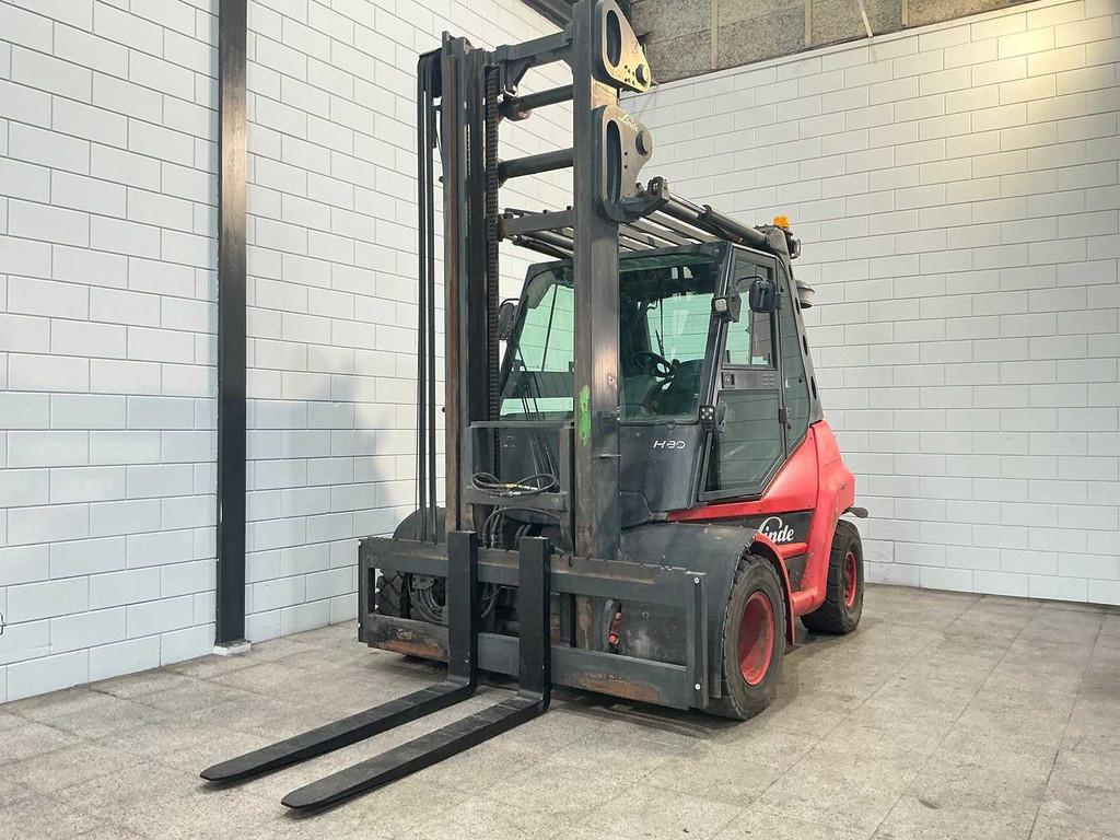 Linde - 2012 - H80D - 4.9M Duplex - Vorkheftruck, Diesel, Heftruck, Linde