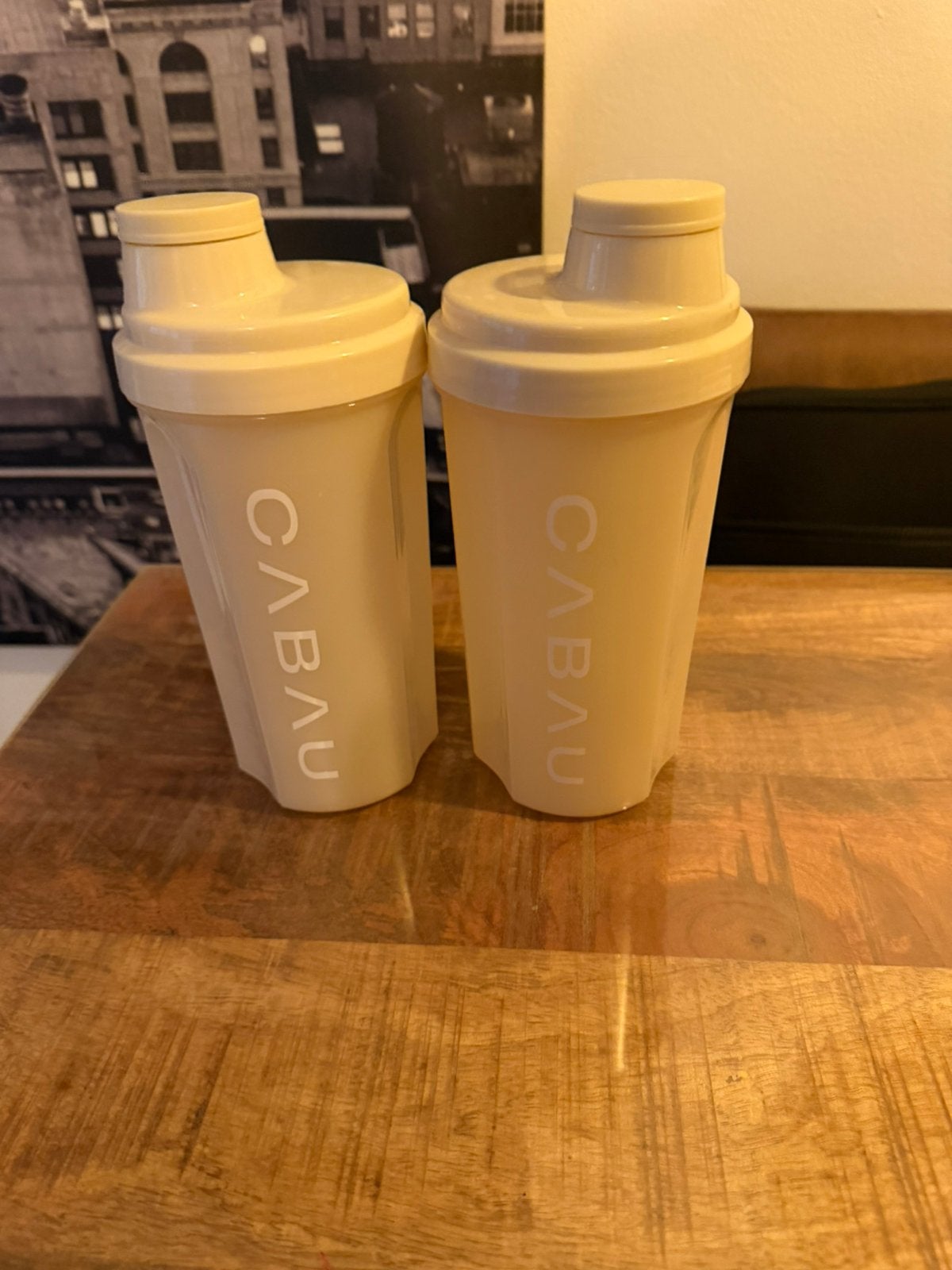 Nieuwe shake bekers cabau, Sport en Fitness, Ophalen of Verzenden, Zo goed als nieuw