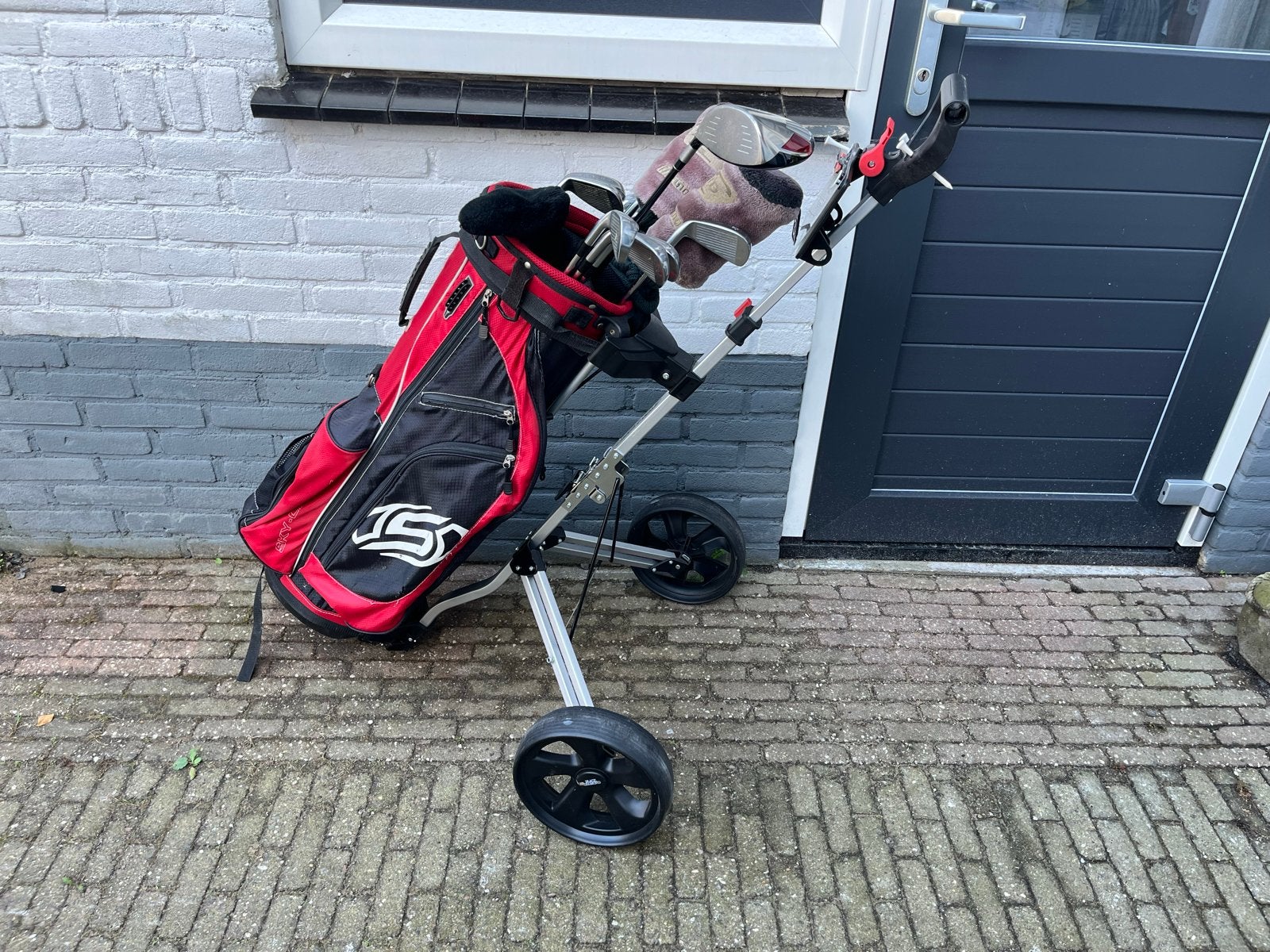 Golfset compleet van Mizuno etc (zie beschrijving), Ophalen, Gebruikt, Set, Mizuno