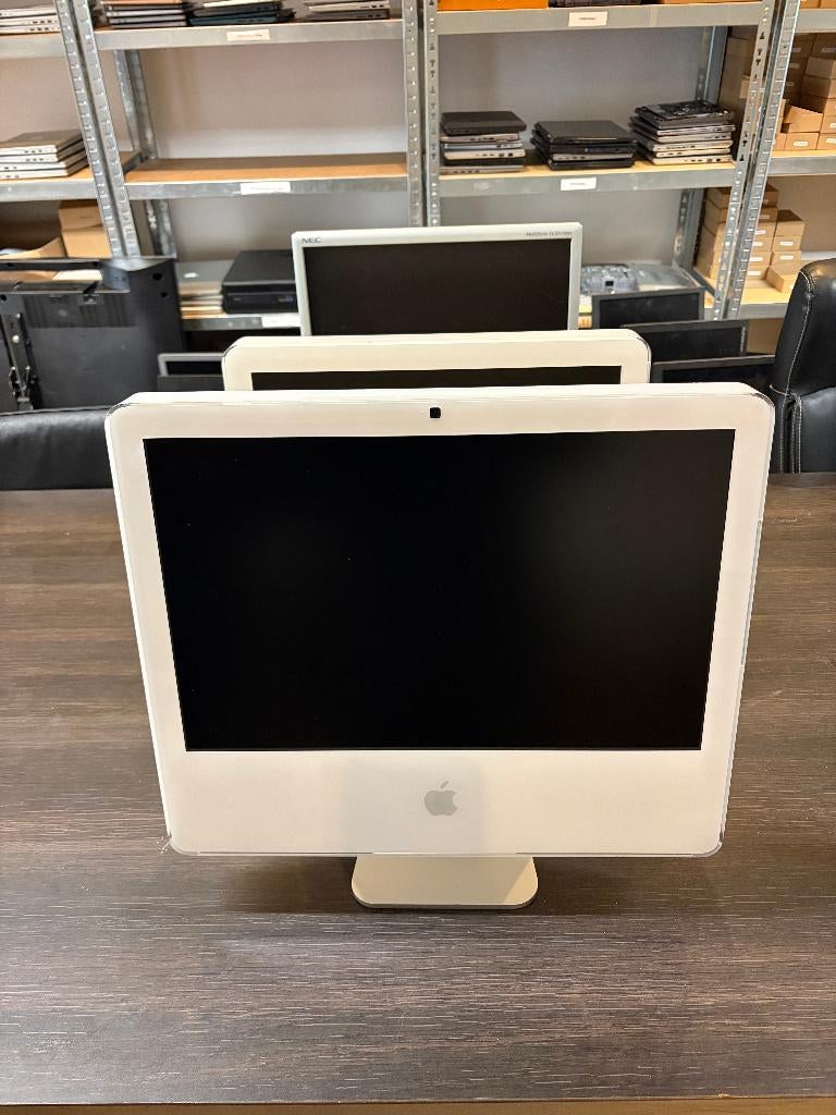 Apple iMac 17 & 15 inch wit – nette staat (Retro), Computers en Software, Apple Desktops, Gebruikt, iMac, Onbekend, Ophalen