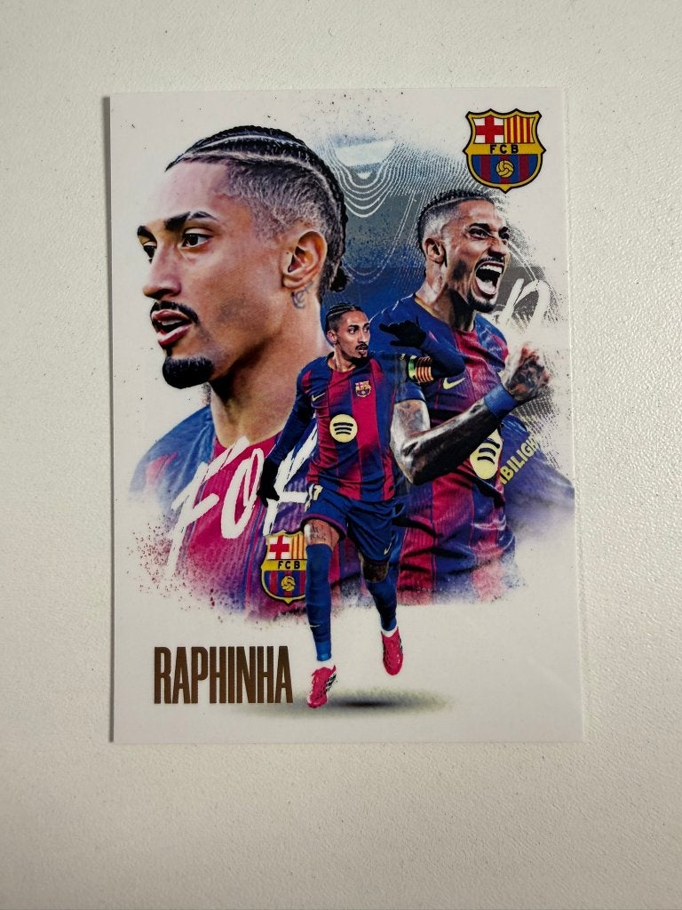 Raphinha Futera FX Barcelona 2026, Verzamelen, Sportartikelen en Voetbal, Ophalen of Verzenden, Nieuw, Buitenlandse clubs, Poster, Plaatje of Sticker