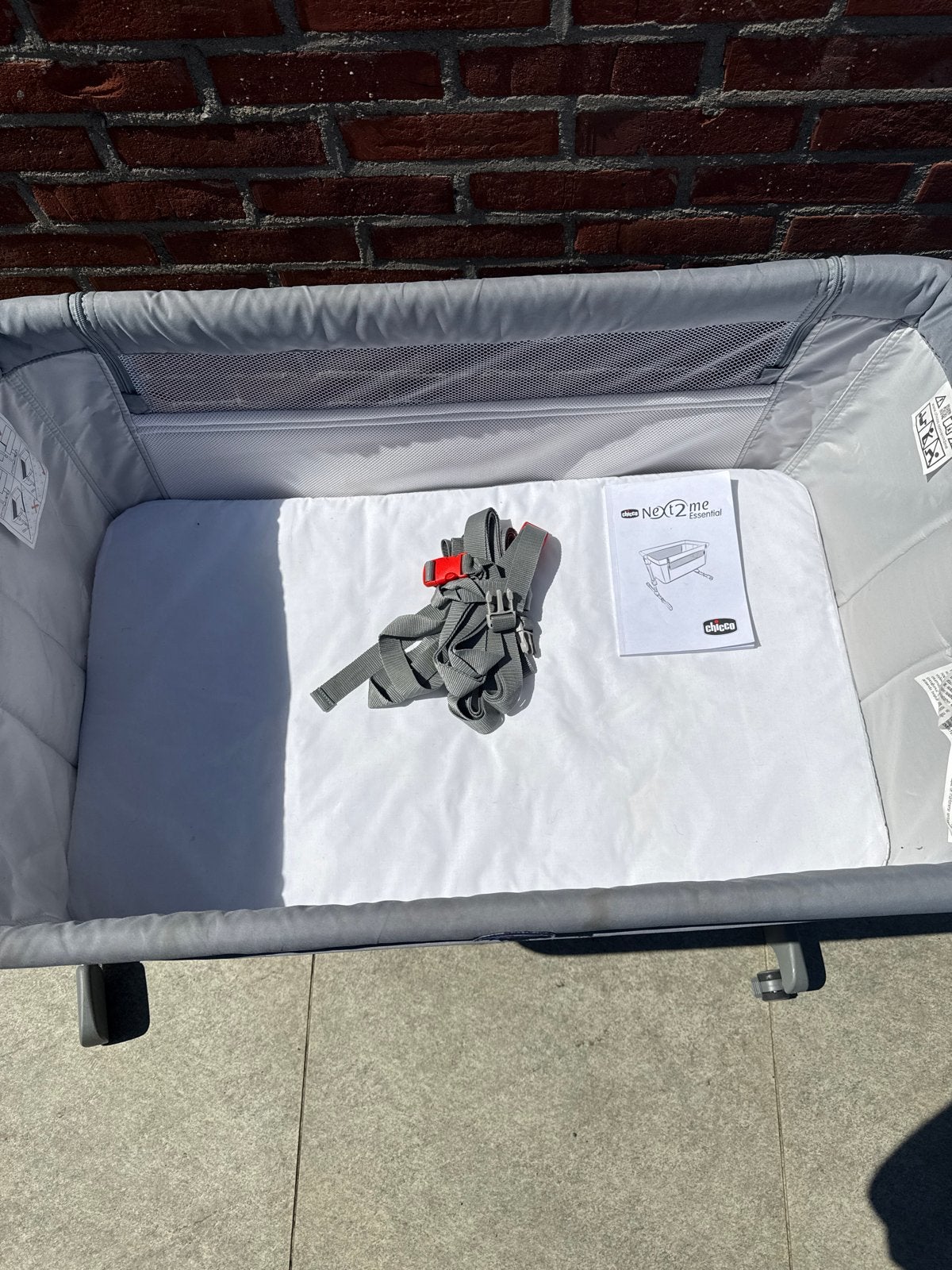 Chicco Next2Me Essential Co-sleeper/Wieg - Zo goed als nieuw, Ophalen, Zo goed als nieuw, Wieg