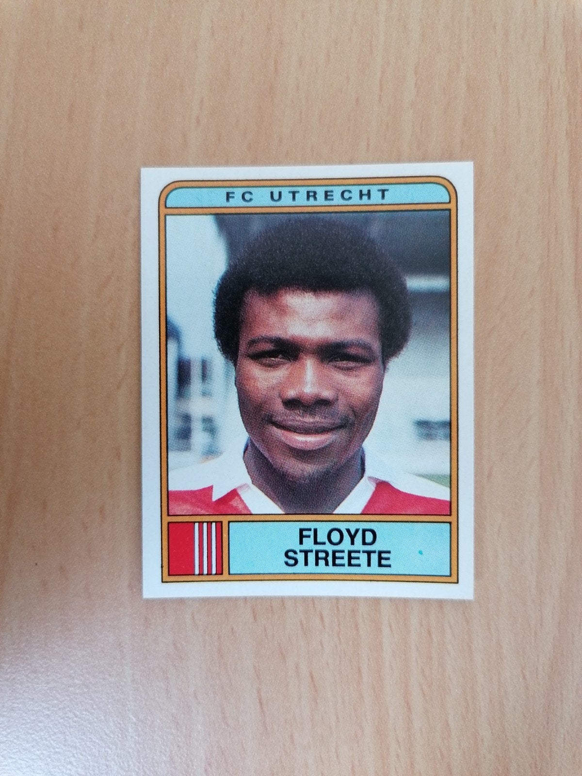 Panini Voetbal 84 #276 Floyd Streete-FC Utrecht., Ophalen of Verzenden, Zo goed als nieuw, F.C. Utrecht, Poster, Plaatje of Sticker